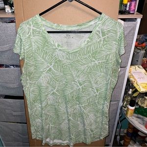 2/$10 BASICS TOPS BUNDLE Palm Tree Pattern Shirt